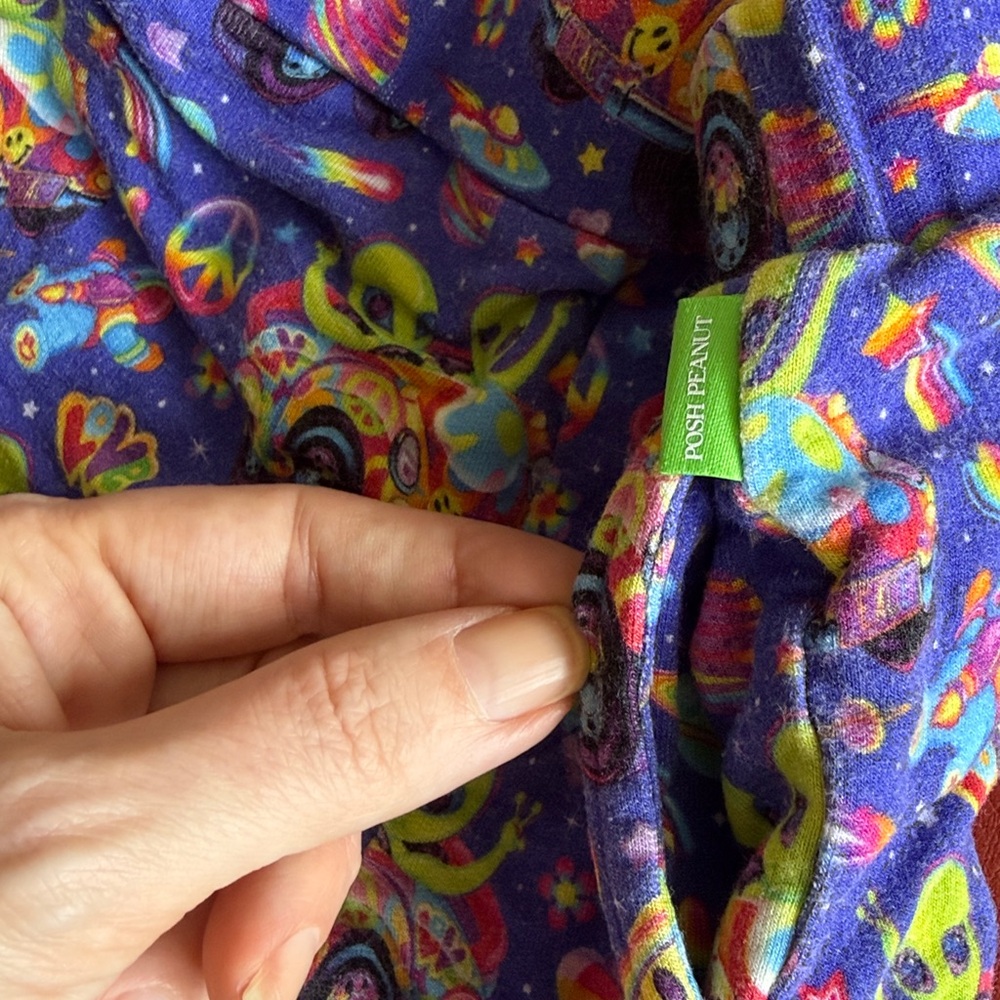 Lisa Frank x Posh peanut spaced out joggers 2T - Picture 3 of 5